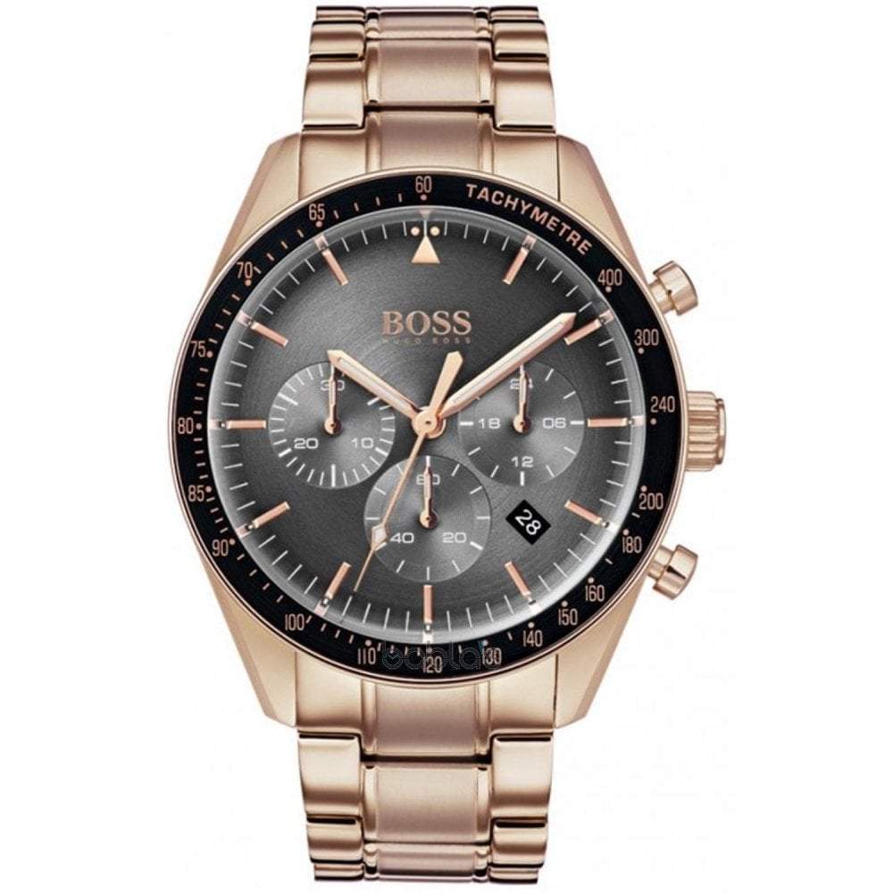 Hugo Boss Men's Watch Chronograph Trophy Rose Gold - HB1513632